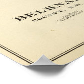 ベルクナップ郡NH ポスター (角)