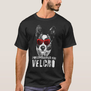 ベルクロ カーディガン ウェルシュ コーギー 犬 Tシャツ