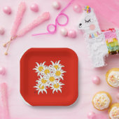 ベルグブルーム・エーデルワイスのテラー ペーパープレート