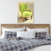 ベルゲフランスのール椅子， c.1725 キャンバスプリント (インサイチュ (寝室))