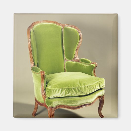 ベルゲフランスのール椅子， c.1725 マグネット (正面)