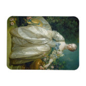 ベルゲレット夫人、c.1766 (キャンバス上の油) マグネット (横)