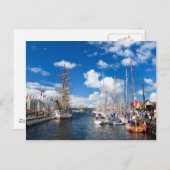 ベルゲンの街のポストカード ポストカード (正面/裏面)