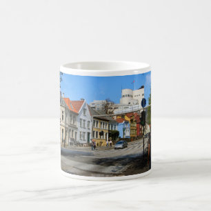 ベルゲンの都市通り コーヒーマグカップ