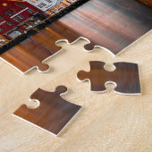 ベルゲンノルウェカラフルーハウスノーザンライト ジグソーパズル (側面)