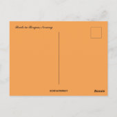 ベルゲンノルウェーのボート ポストカード (裏面)