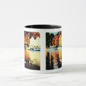 ベルゲンノルウェーのマグ マグカップ (中央)