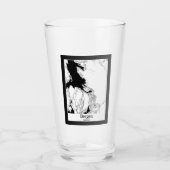 ベルゲンノルウェーモダンシティマップ タンブラーグラス (正面)