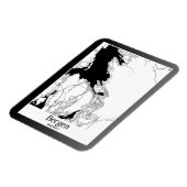 ベルゲンノルウェーモダンシティマップ マグネット (左側)