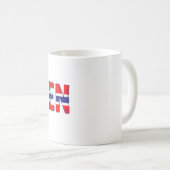 ベルゲンノルウェー コーヒーマグカップ (正面右)