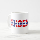 ベルゲンノルウェー コーヒーマグカップ (正面左)