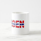 ベルゲンノルウェー コーヒーマグカップ (中央)