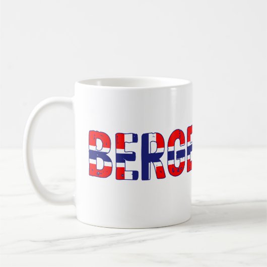 ベルゲンノルウェー コーヒーマグカップ (左)
