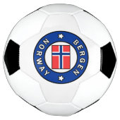 ベルゲンノルウェー サッカーボール (回転)