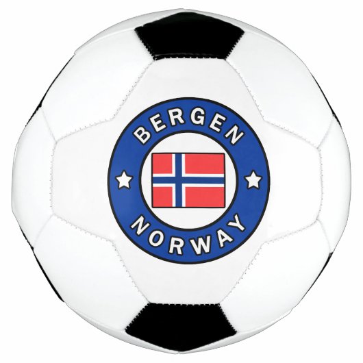 ベルゲンノルウェー サッカーボール (正面)
