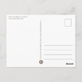 ベルゲンノルウェー ポストカード (裏面)