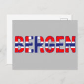 ベルゲンノルウェー ポストカード (正面/裏面)