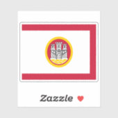 ベルゲン国旗 シール (シート)