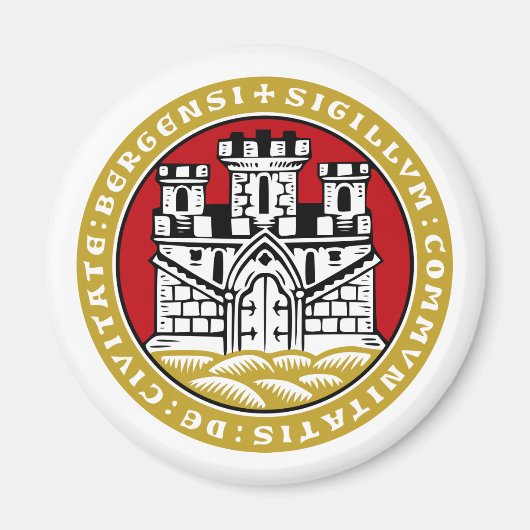 ベルゲン・コム（ノルウェー） マグネット (正面)