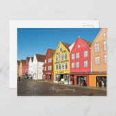 ベルゲン、ノルウェーの店舗、店舗カード ポストカード (正面/裏面)