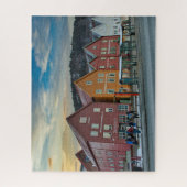 ベルゲン、ノルウェー海運会社 ジグソーパズル (縦)