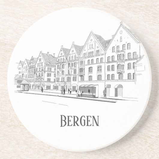 ベルゲン・ノルウェー街並み美しいライン コースター (正面)