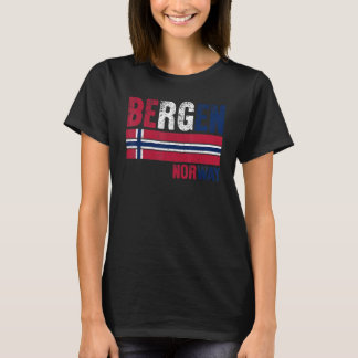 ベルゲン ノルウェー ノルウェー国旗 ノルウェー人 メンズ レディース キッズ Tシャツ