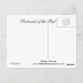 ベルゲン,ノルウェー,古葉書 ポストカード (裏面)