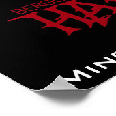 ベルゲン・ホークス・ブラックMLポスター ポスター (角)