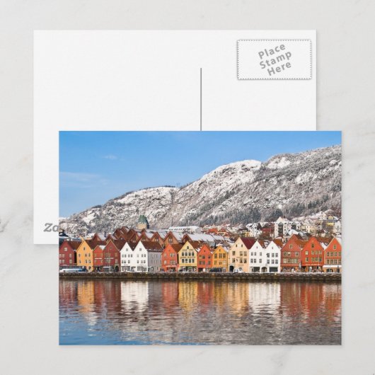 ベルゲン ポストカード (正面/裏面)