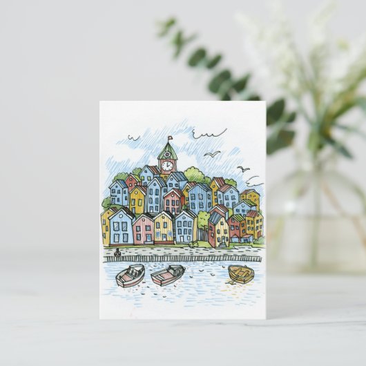 ベルゲン ポストカード (スタンド正面)