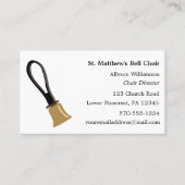 ベルコーワハンドベルムシカル楽器 名刺 (正面)