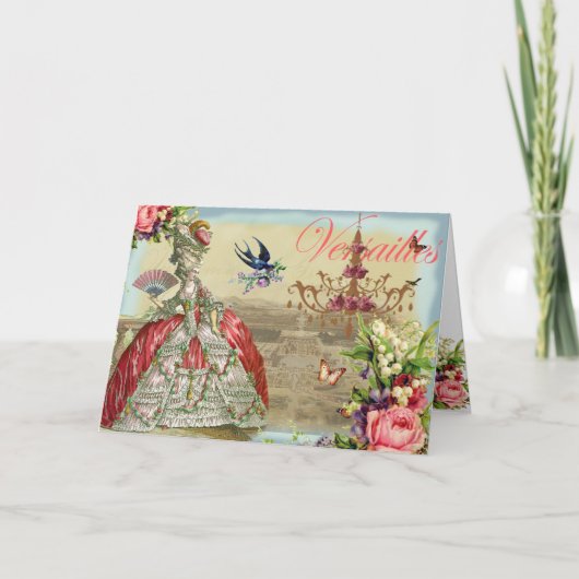 ベルサイユおみやげ サンキューカード (正面)