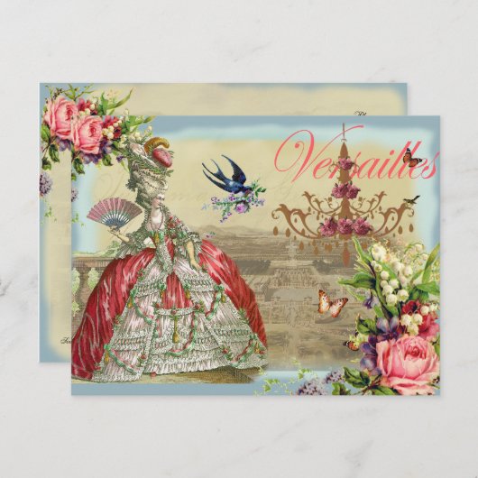 ベルサイユおみやげ ポストカード (正面/裏面)