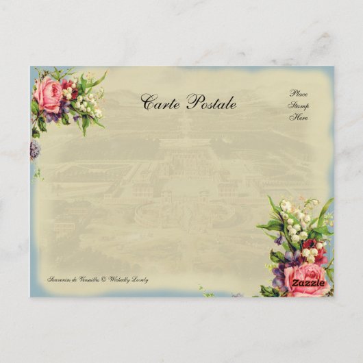 ベルサイユおみやげ ポストカード (裏面)