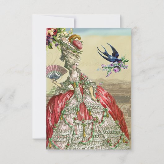 ベルサイユおみやげsvp 出欠カード (正面)