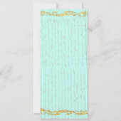 ベルサイユのアントワネットパーティーの招待状 招待状 (裏面)