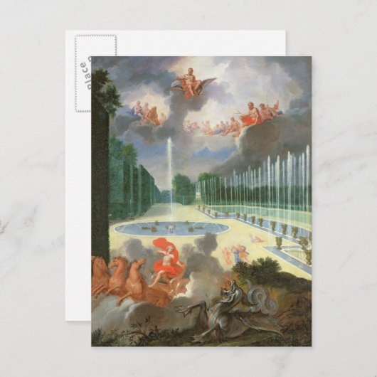 ベルサイユのグローブ。ドラゴンプールの表示 ポストカード (正面/裏面)