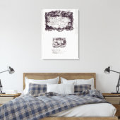 ベルサイユのボールの入り口チケット キャンバスプリント (インサイチュ (寝室))