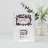 ベルサイユのボールの入り口チケット ポストカード (スタンド正面)