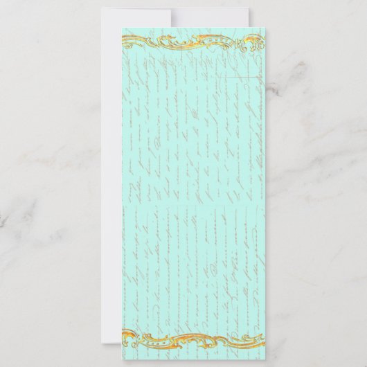 ベルサイユのマリー・アントワネットパーティーの招待状 招待状 (裏面)