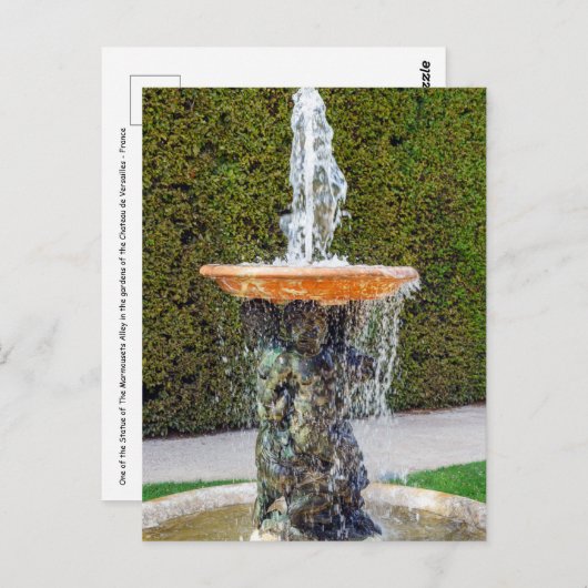 ベルサイユのマルモセット通り像 ポストカード (正面/裏面)