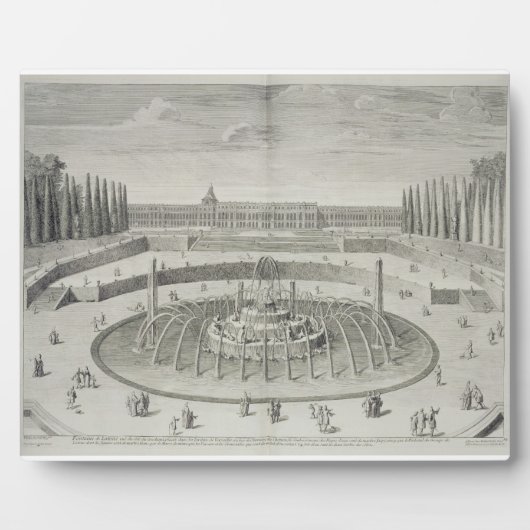 ベルサイユのラトネの泉， 1714, 'Les フォトプラーク (正面)