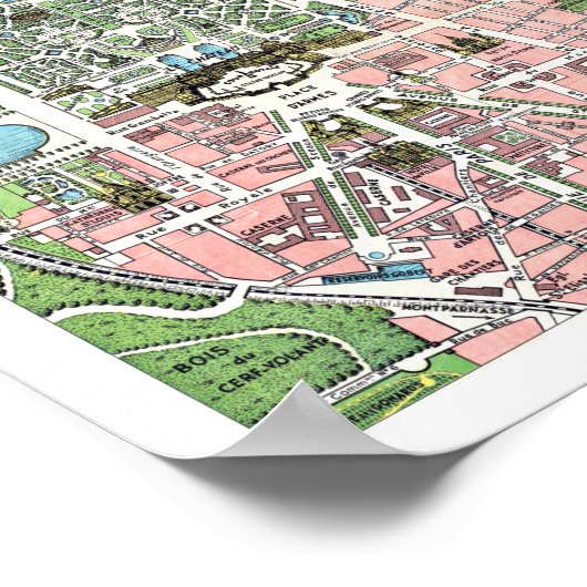 ベルサイユの地図 ポスター (角)