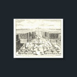 ベルサイユの庭にある噴水の油絵 キャンバスプリント<br><div class="desc">ポール・デッカーのヴェルサイユの庭にある噴水の魅力的な白黒の油絵。デッカーは1600年代の建築見習いだった。彼はこの本を含む多くのデザインを出版した。美もししい建築のレンダリングを楽しん芸術的だ誰かが完璧な贈り物を作るだろう！</div>