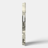 ベルサイユの庭にある噴水の油絵 Case-Mate iPhoneケース (裏面 / 右)