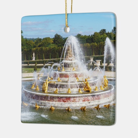 ベルサイユの庭園のラトナの泉 セラミックオーナメント (左)