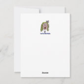 ベルサイユの庭園 フォト グリーティング カード (裏面)