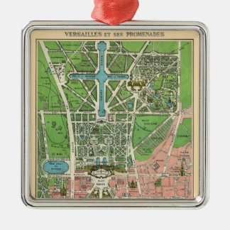 ベルサイユの庭園、復元されたヴィンテージのクリスマス メタルオーナメント