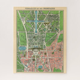 ベルサイユの庭園、1920年ヴィンテージ復元 ジグソーパズル